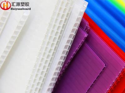 Smooth Good Hardness White Corflute Sheets , Corrugated Plastic Sheets 48 x 96
