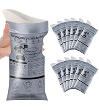 Emergency Urinal Bag, Pack Portable Camping Pee Bags, Travel Pee Bags, Traffic Jam Emergency Portable Urine