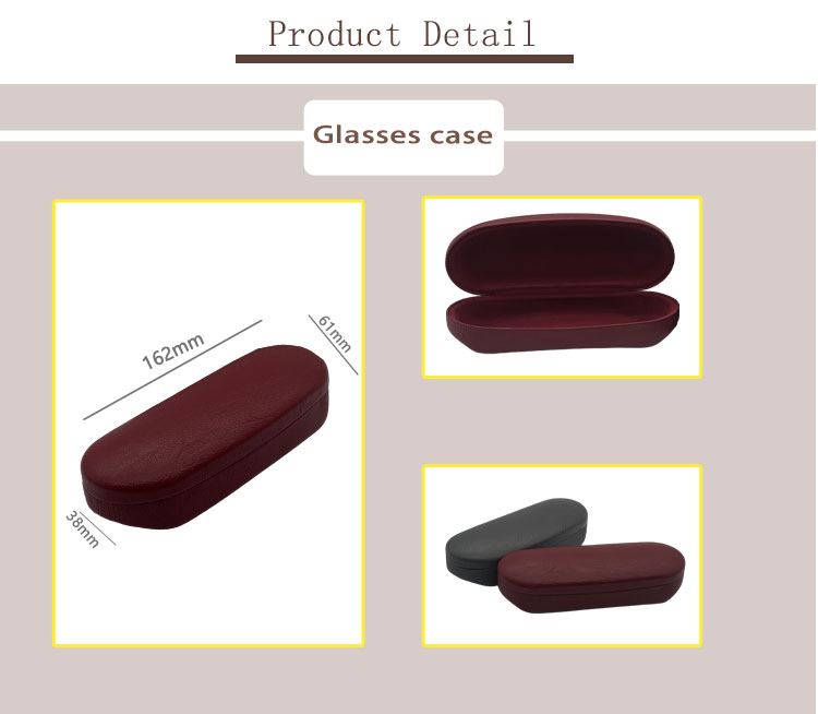 Красная прочная форма вычуры случая Eyeglass металла раковины