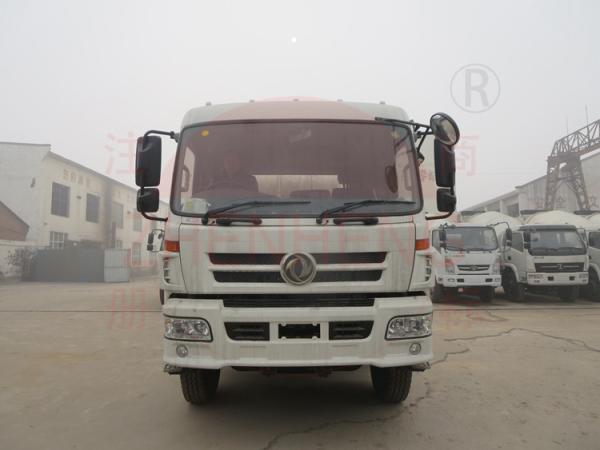 Air Pressure Ready Mix Cement Truck 10-12CBM , Water Supply Mobile Concrete Batch Truck