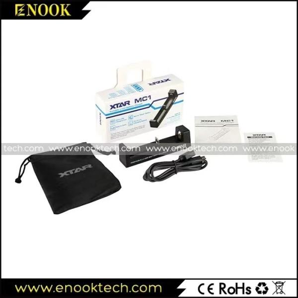 18650 Ni-MH / Lithium Ion Battery Charger MC1 1 Slot Universal Displays Charging