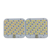 Pantalla de seda amarilla PCB LED de aluminio con acabados de superficie HASL Lf