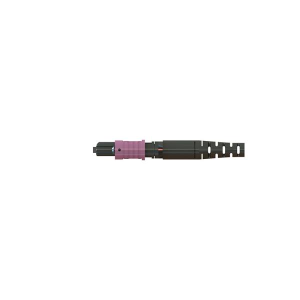 Connecteur MPO en fibres avec des matériaux ferrules différents corps et couleurs de bottes
