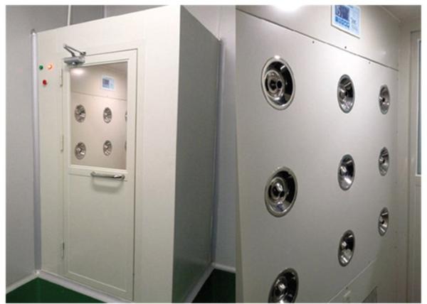 Cold - Rolled Steel Plate Air Shower Clean Room For Electronics Factory