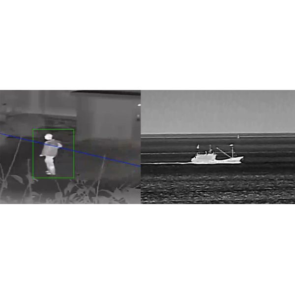 Long Range Thermal Imaging Security Systems Radar Linkage Border Surveillance