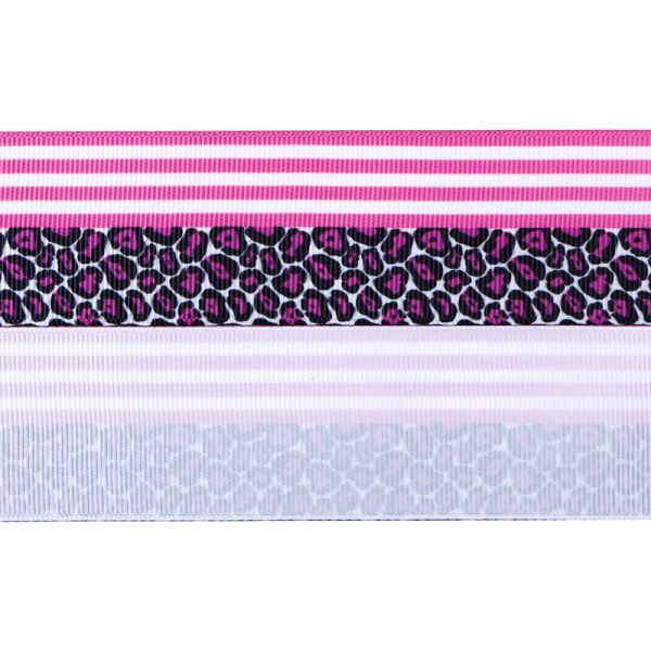 Customized Support 1.5 inch Animal Leopard Printed Grosgrain Ribbon for Hair Bows Tie