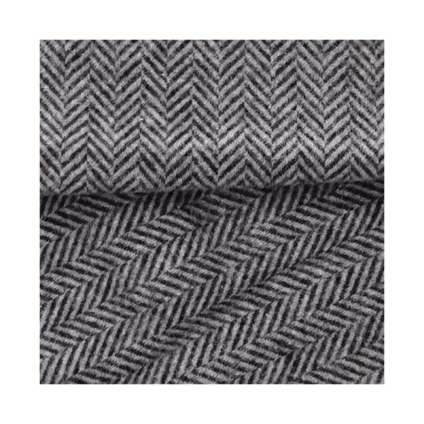 Polyester Cotton Stretch Plain-dyed Herringbone Knitted Jacquard Fabric for Garment Home Textile