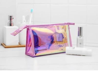 Portable laser TPU web celebrity ins style cosmetics storage bag simple transparent carry-on makeup bags