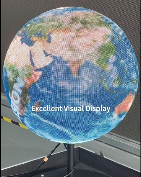 Creative Led Ball Display P2.5 0.6m Diameter , Led Screen Ball Indoor Advertising