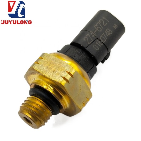 JUYULONG for E320 323D D2 Excavator Oil Pressure Sensor C6.4 Engine Fuel Sensor 274-6721construction Machinery Parts