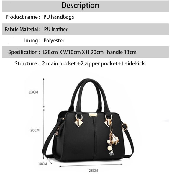2019 new mom bag versatile stylish cross-body shoulder bag PU leather bag women's large capacity handbag