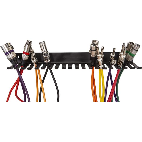 Teniente de cable de parche modular montado en la pared con ranuras de 20 pulgadas