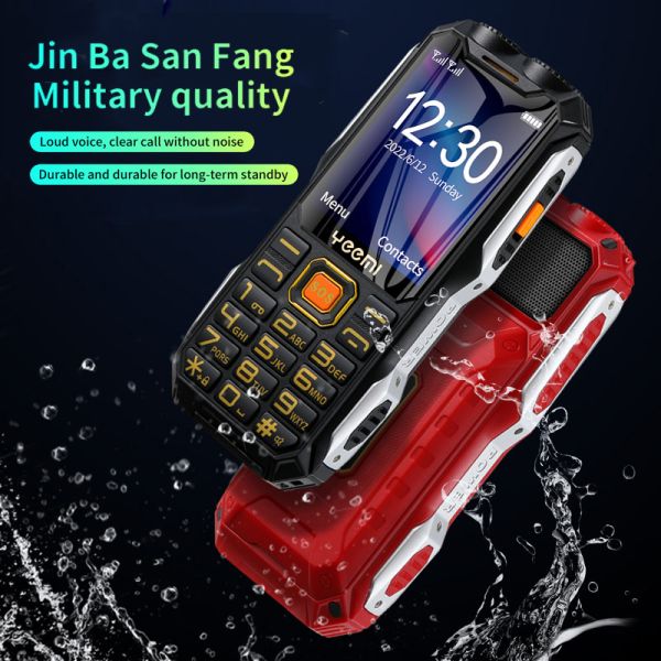 2.4 Inch 2G Feature Phone SOS Numbers YEEMI Q8 Dual Card Mobile Phone Portable