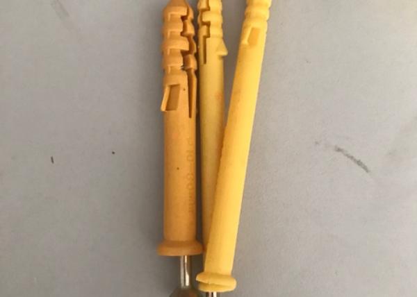 Yellow Expanion Nylon Nail In Anchor Concrete Anchors For Building Materials