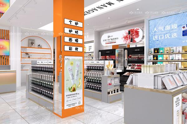 Customized Skincare Shop Furniture Les Classiques-Gray Series Makeup Store Design Retail Shop Fitting for Cosmetic Store Interior Design