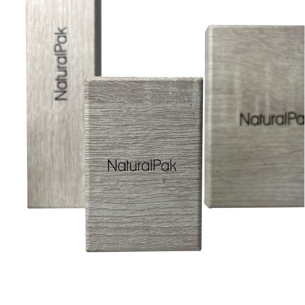 Slope Opening Wood Grain Cardboard Box Sandwich Paper Pendant Set Box