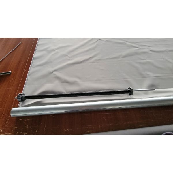 Hot Sales Motorized Spring Windproof Zip Blinds for Patio & Balcony Manual Auxiliary Lifting Roller Blind