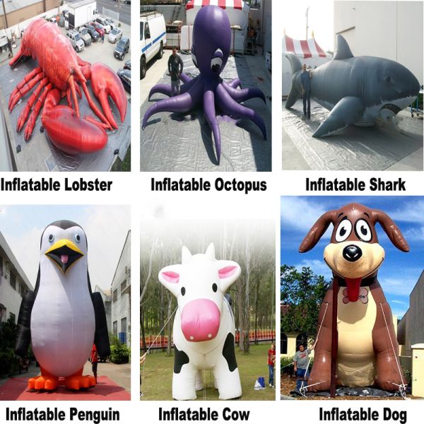 Funny Large Outdoor 15FT Advertising Inflatables Clown Cartoon For Promotion
