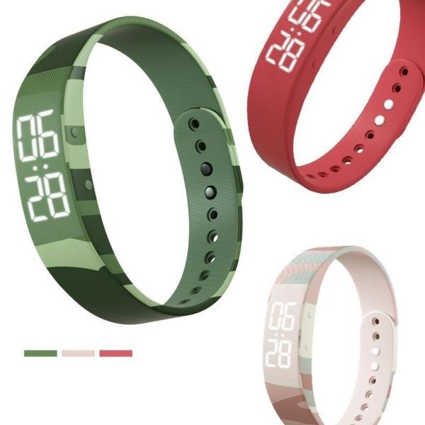 Manufacture Smart Bracelet Fitness Watch Alarm Clock Step Counter Smart Wristband Sport Sleep Monitor Smartband Vibrating Alarm Wristband Electric Clock Watch Shock Silent Sleeps Wrist Sleep Bracelet