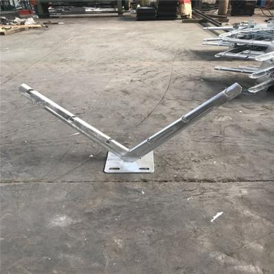 6 Strand Barbed Wire Extension Arms Galvanized Flange Etch Proof