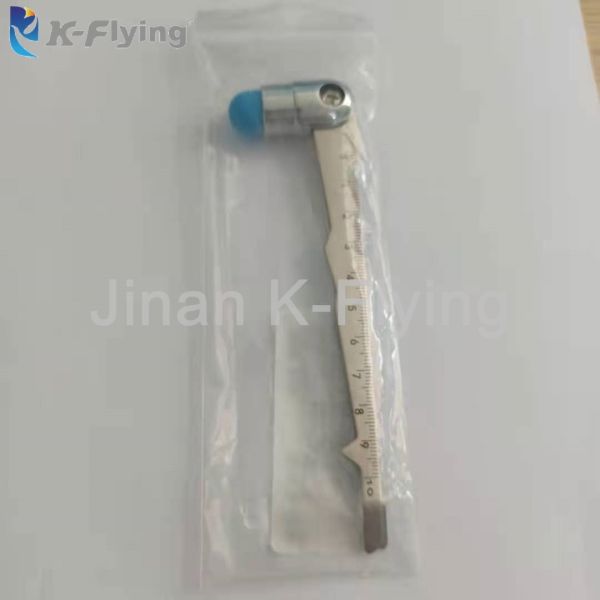 Manija de acero inoxidable del martillo reflejo neurológico médico de la percusión