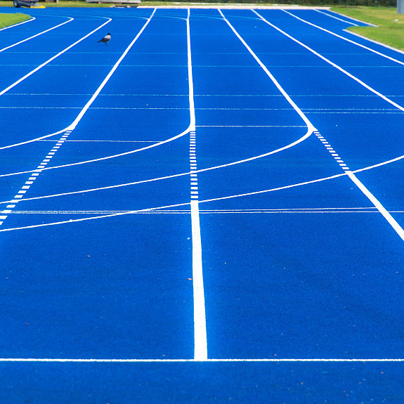 Поверхность спортивной площадки следа высокой упругости Jogging материальная резиновая