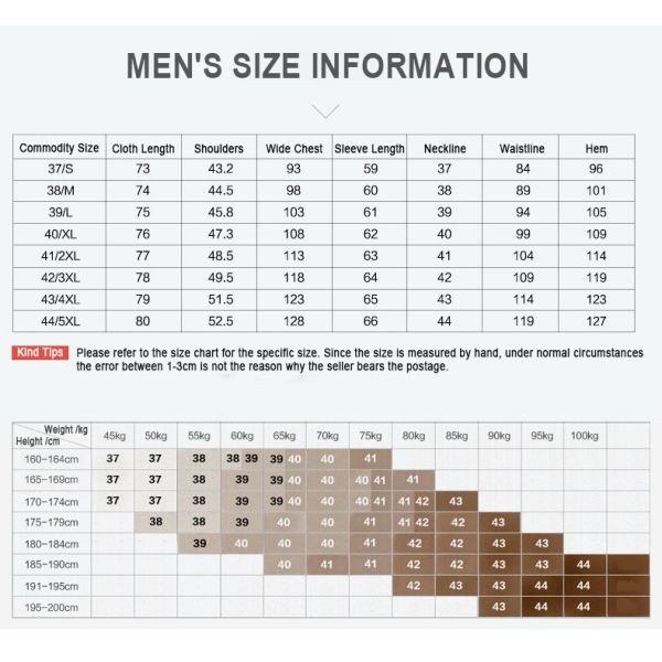 Logo brodé chemise non repassante Tissu durable pour les hommes et les femmes