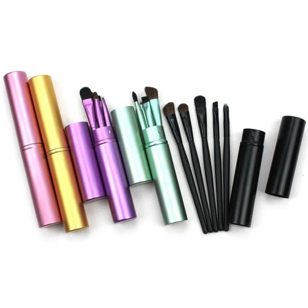 Lady mini 5pcs Professional Custom Logo Eye use Makeup Cosmetic Brushes