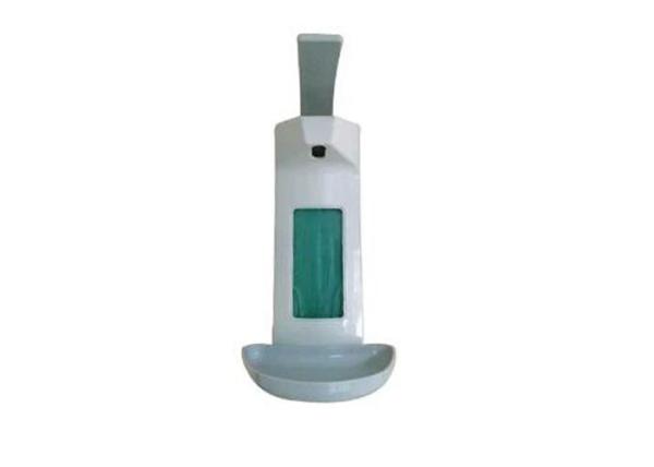 White Color Elbow Soap Dispenser ABS Plastic For Coffee Bar / Shopping Mall