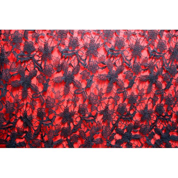 Garment Accessories Chemical Lace Fabric Water Soluble Embroidery lace fabric in Different Color