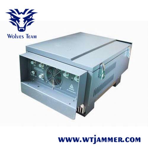 GSM 2g 3G 4G WiFi 2.4G GPS Waterproof Outdoor Signal Jammer With Cooling System