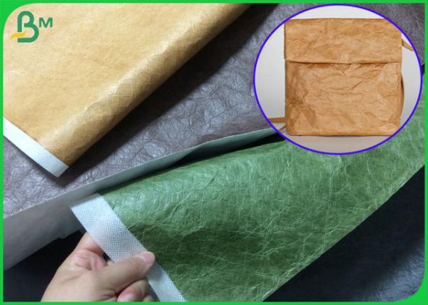 Um plutônio mais macio revestiu a largura do material 150cm de Tyvek da fatura dos sacos de mão