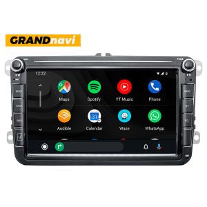 Автомобильный радиоприемник Vw Din 2 андроид автомобиля экрана касания 8 дюймов стерео для FCC места Vw Skada