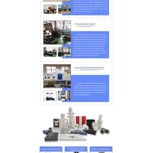 Injection Molding Mould For ABS PA66 PP PC PMMA PSU PCTG TPE TPU PBT Plastic Parts