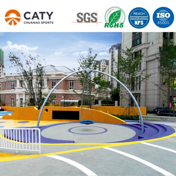 Outdoor Rubberized Track Surface Non-Slip & Long-Lasting for Community Parks