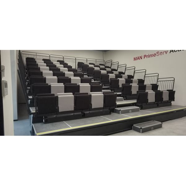 Bleacher PP материальный Retractable усаживая заднюю складчатость для конференц-зала студии
