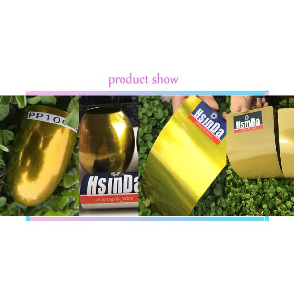 Золото Шинны металлическое пальто порошка, энергосберегающее промышленное покрытие порошка