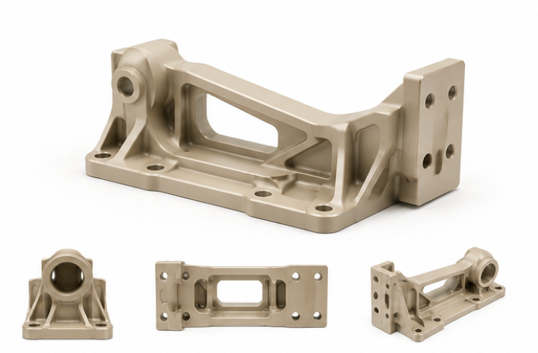 Engineering Plastic CNC Machining Parts PEEK Precision Structural Bracket
