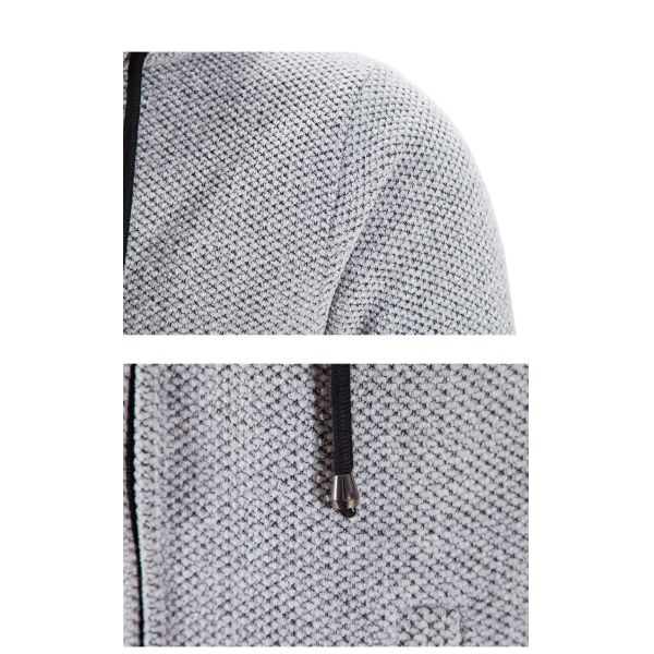 Upgrade Your Wardrobe Men's Chenille Print Cardigan Sweater Coat for Autumn and Winter