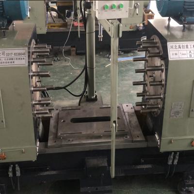 Double-Sided Multi-Hole Drilling Machine For Valve Flanges Tees  High-Speed PLC Control