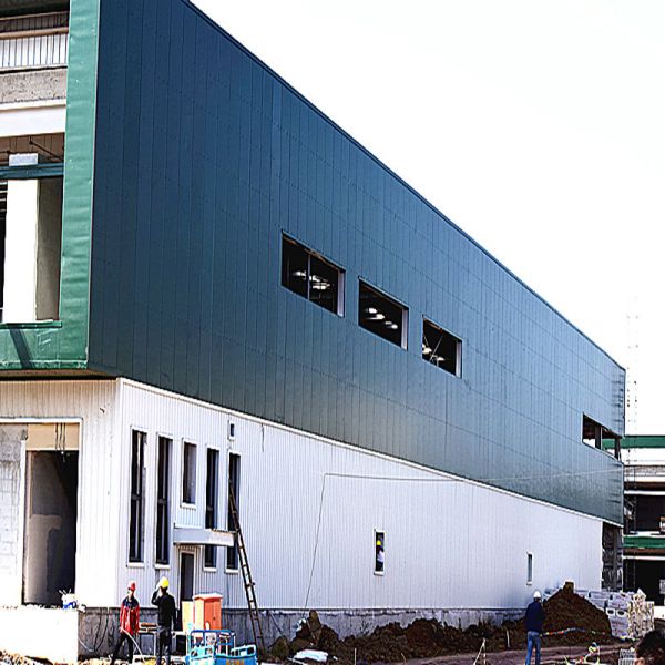 Two Layer Prefab Steel Structures Construction Large Span Metal Warehouse Building