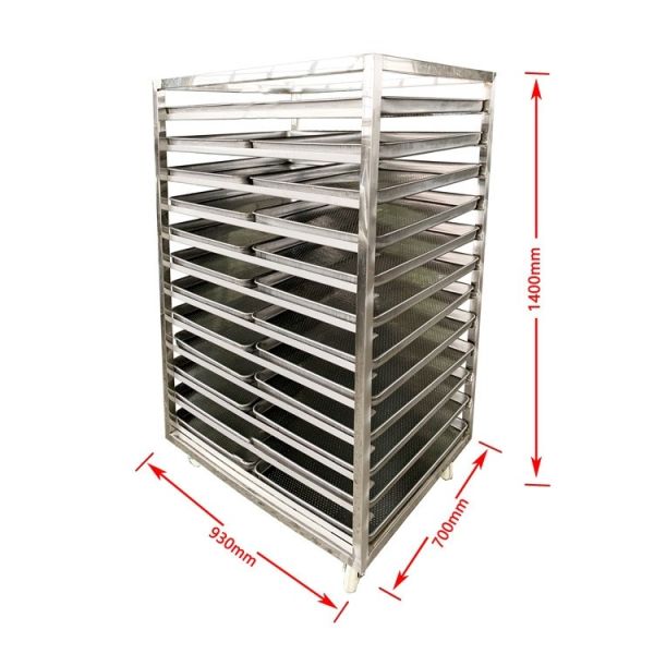 10 Stations White Exterior Hot Air Drying Oven with Double-layer Tempered Glass Door