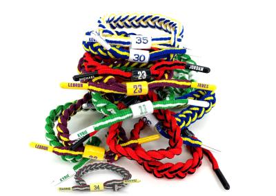 NBA Star Series Basketball Braided Bracelet Leonard Fashion Lace Braided Bracelet