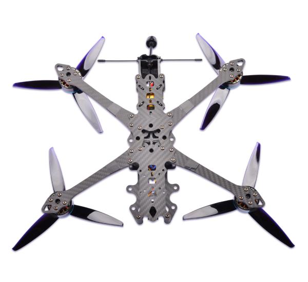 5.8GHz Quad Blade Drone 7 Inch Drone With Camera 480p 1200TVL FPV Drone