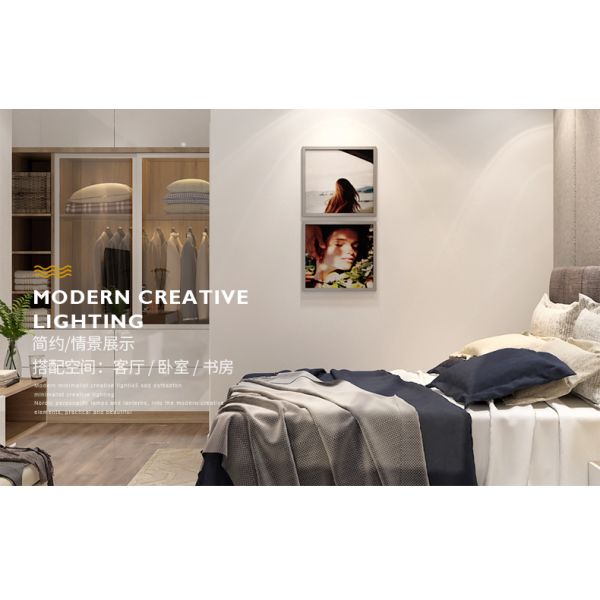 Good Ceiling Lamps For China LED Lighting 510*510*90MM Black Or White Color