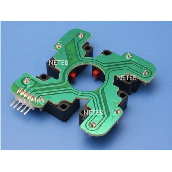 joystick pcb with microswitch for sanwa joystick