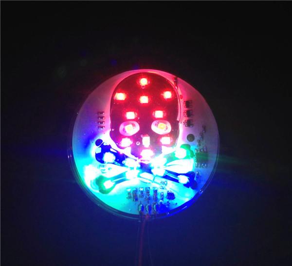 SMD LED Waterproof Human skeleton Strobe Mini Panel Sequential Flash Tail Signal Light