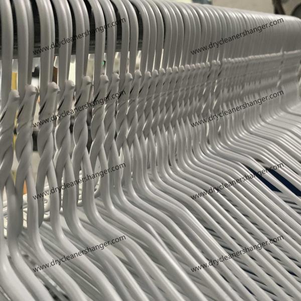 Heavy Duty PVC Coated Hanging Wire 40cm Length 32g Per Pcs For Garment Hangers