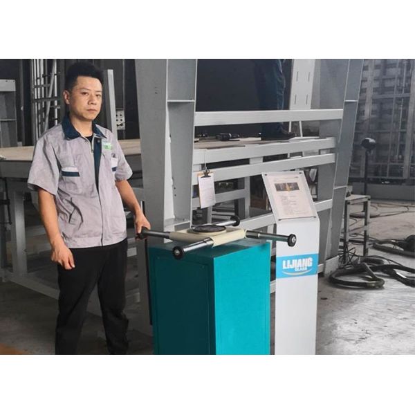 Breight Colour Rotated Table Easy Operate For Sealant Pump Of Double Glazing Processing