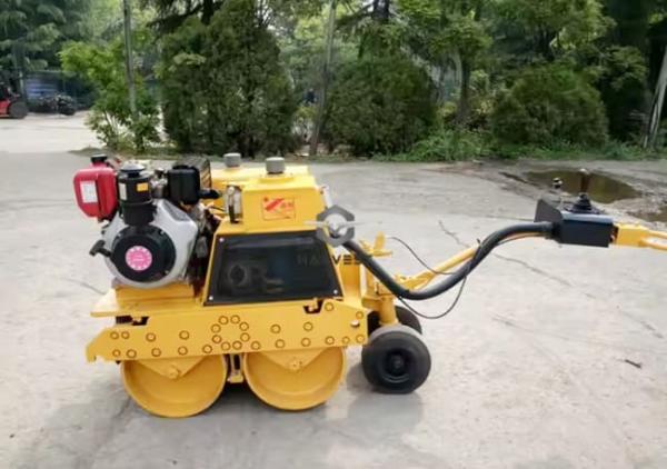800kg Vibratory Road Roller LTC08H Walking behind Double drum 5.9kw